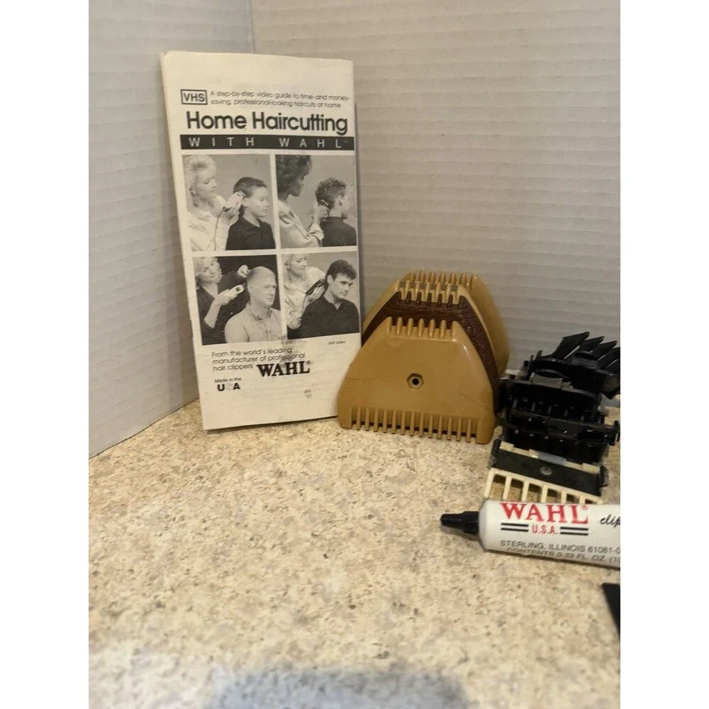 Vintage Wahl HomeCut Adjustable Hair Clipper Set with accessories